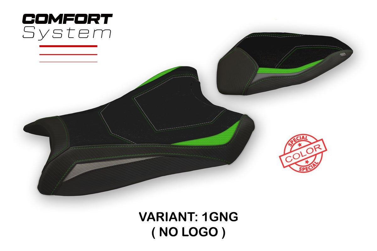 Seat cover compatible - Kawasaki Ninja ZX 10 R 2016 - 2020 - mod Hervas Special Color Comfort System