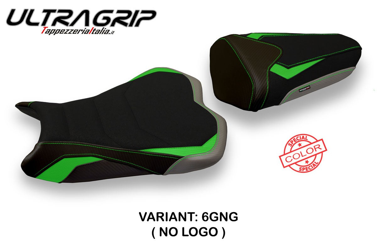 Seat cover compatible - Kawasaki Ninja ZX 6 R 2009 - 2012 - mod Cracovia Special Color Ultragrip