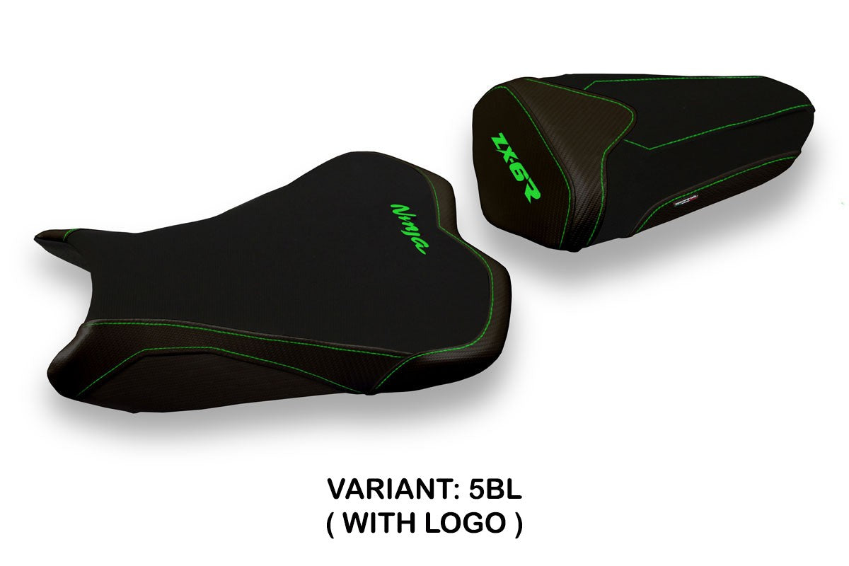 Seat cover compatible - Kawasaki Ninja ZX 6 R 2009 - 2012 - mod Sandy 2