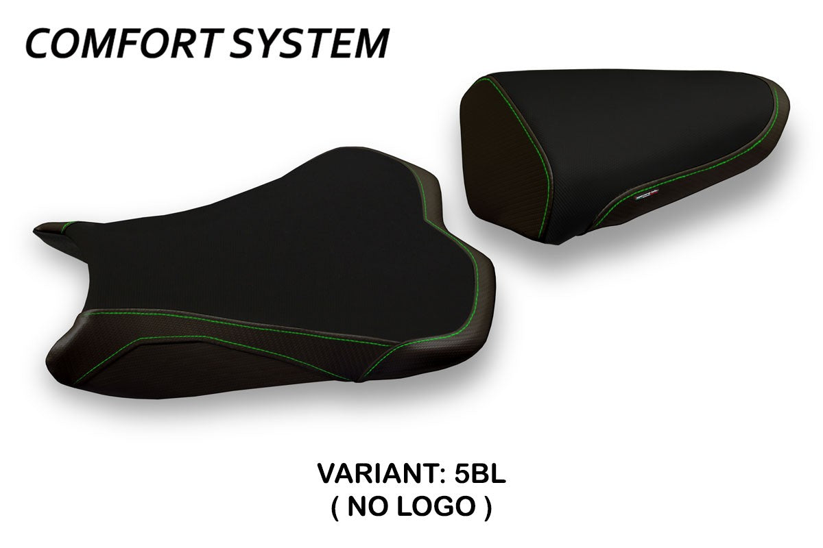 Seat cover compatible - Kawasaki Ninja ZX 6 R 2013 - 2018 - mod Luanda 2 Comfort System