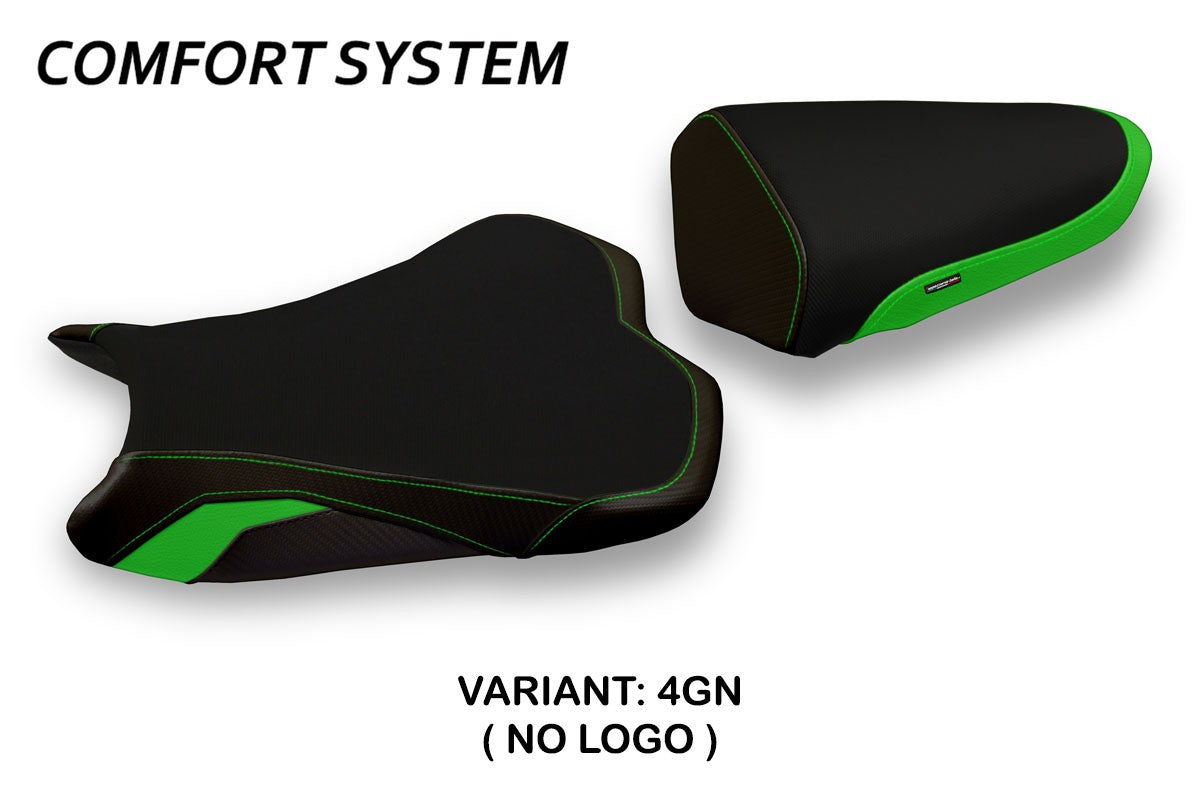Seat cover compatible - Kawasaki Ninja ZX 6 R 2013 - 2018 - mod Luanda 2 Comfort System
