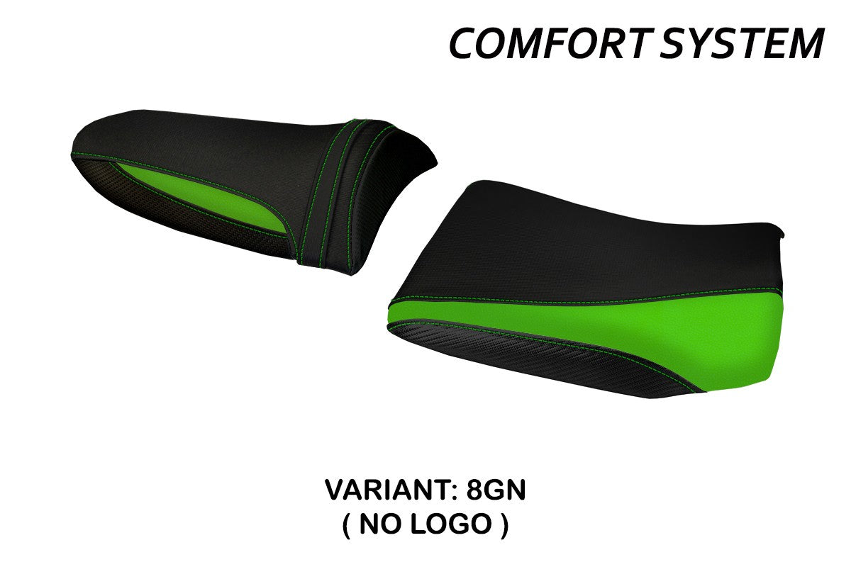 Seat cover compatible - Kawasaki Z 1000 2003 - 2006 - mod Pozzuoli 1 Comfort System