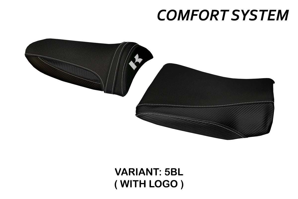 Seat cover compatible - Kawasaki Z 1000 2003 - 2006 - mod Pozzuoli 1 Comfort System