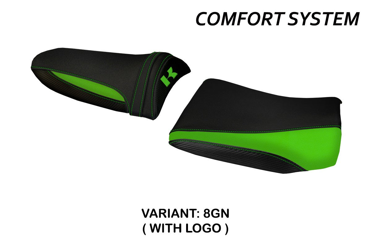 Seat cover compatible - Kawasaki Z 1000 2003 - 2006 - mod Pozzuoli 1 Comfort System