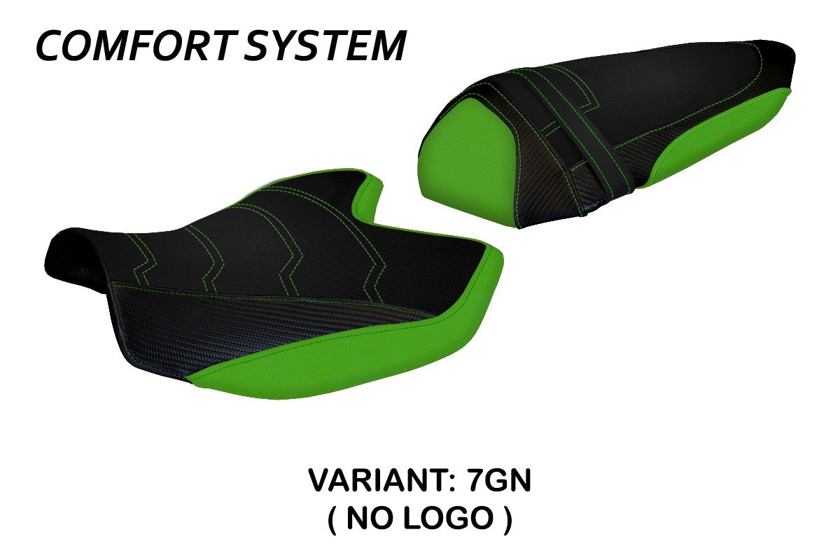 Seat cover compatible - Kawasaki Z 1000 2007 - 2009 - mod Amatrice 2 Comfort System