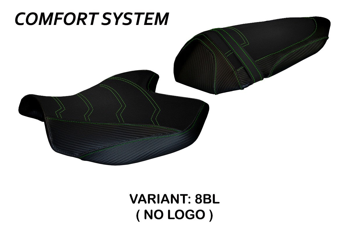 Seat cover compatible - Kawasaki Z 1000 2007 - 2009 - mod Amatrice 2 Comfort System