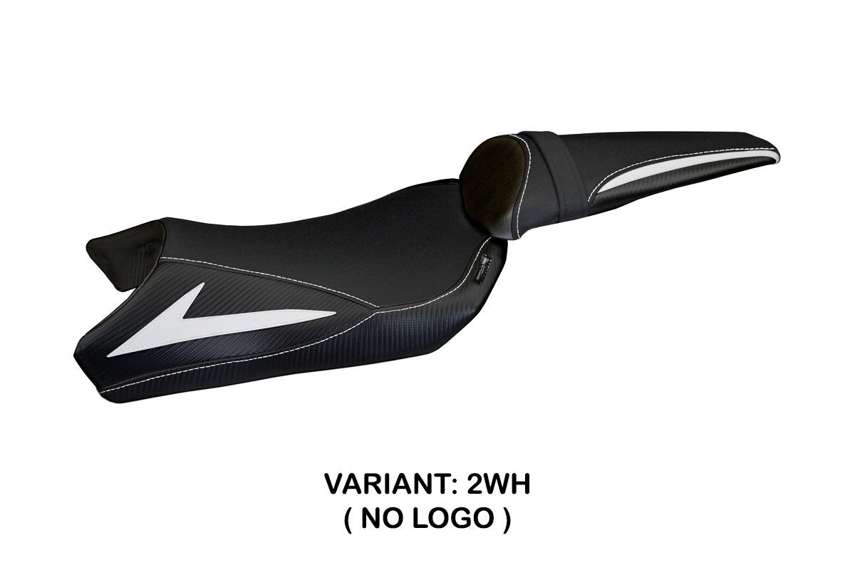 Seat cover compatible - Kawasaki Z 1000 2010 - 2013 - mod Berna Total Black