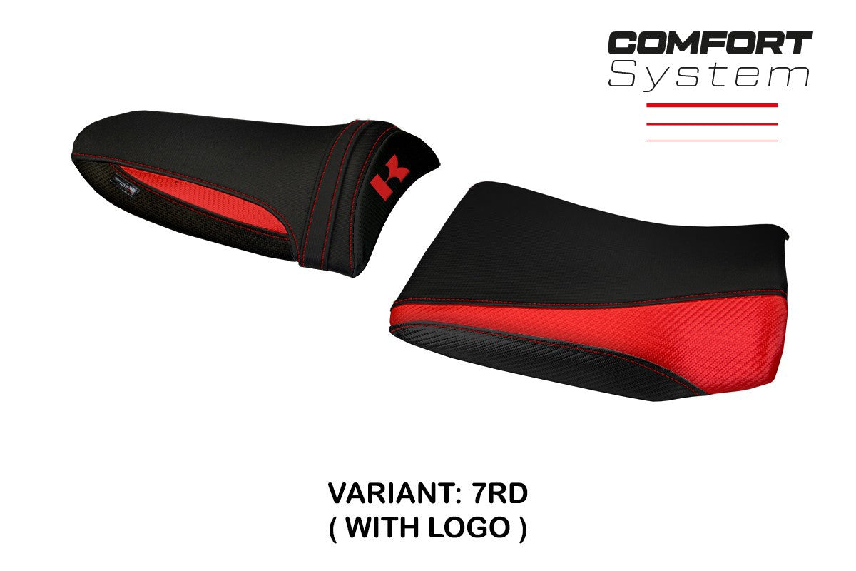 Seat cover compatible - Kawasaki Z 750 2003 - 2006 - mod Pozzuoli 1 Comfort System