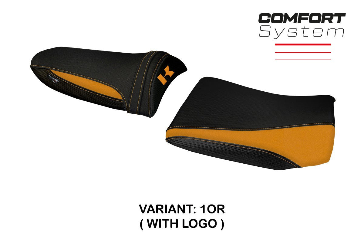 Seat cover compatible - Kawasaki Z 750 2003 - 2006 - mod Pozzuoli 1 Comfort System