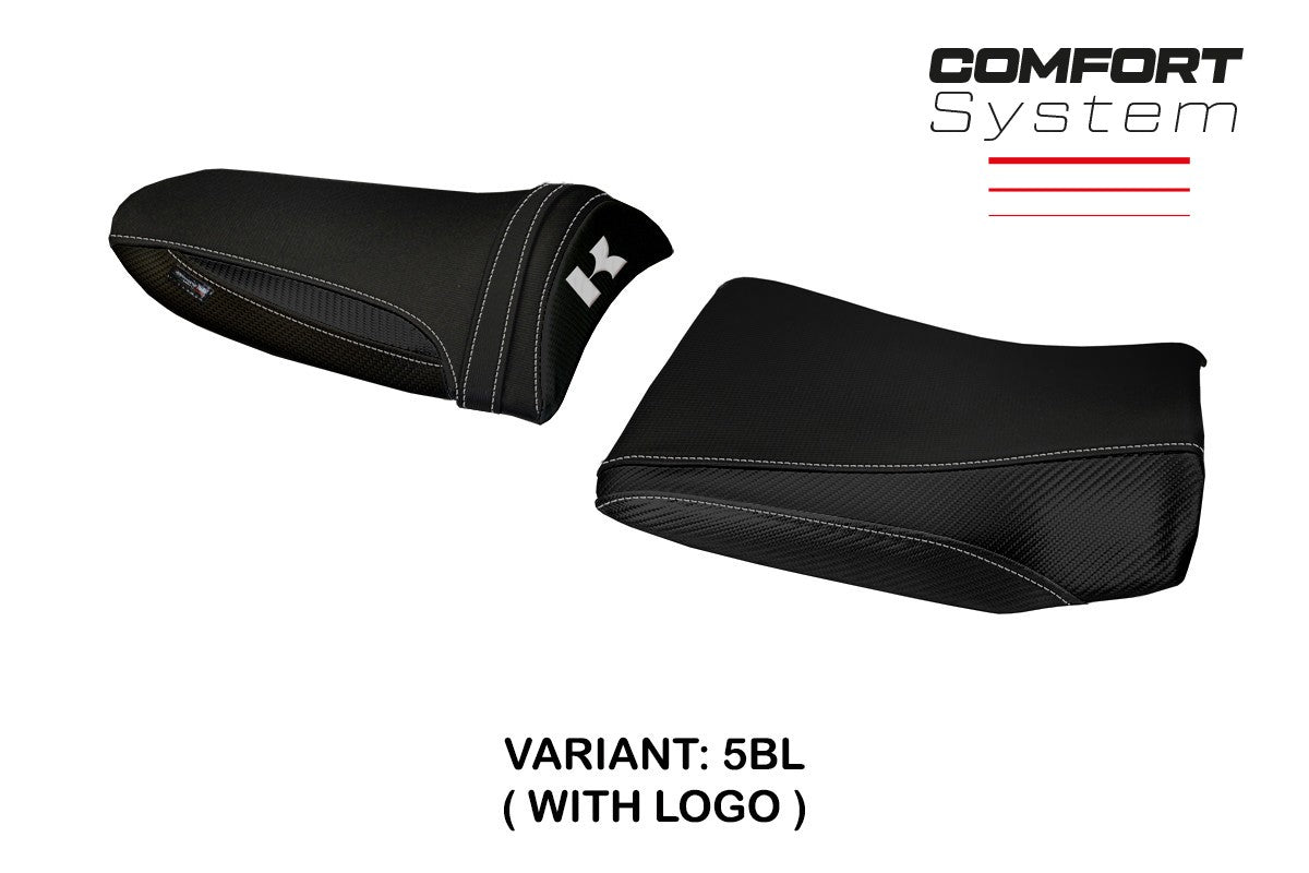 Seat cover compatible - Kawasaki Z 750 2003 - 2006 - mod Pozzuoli 1 Comfort System