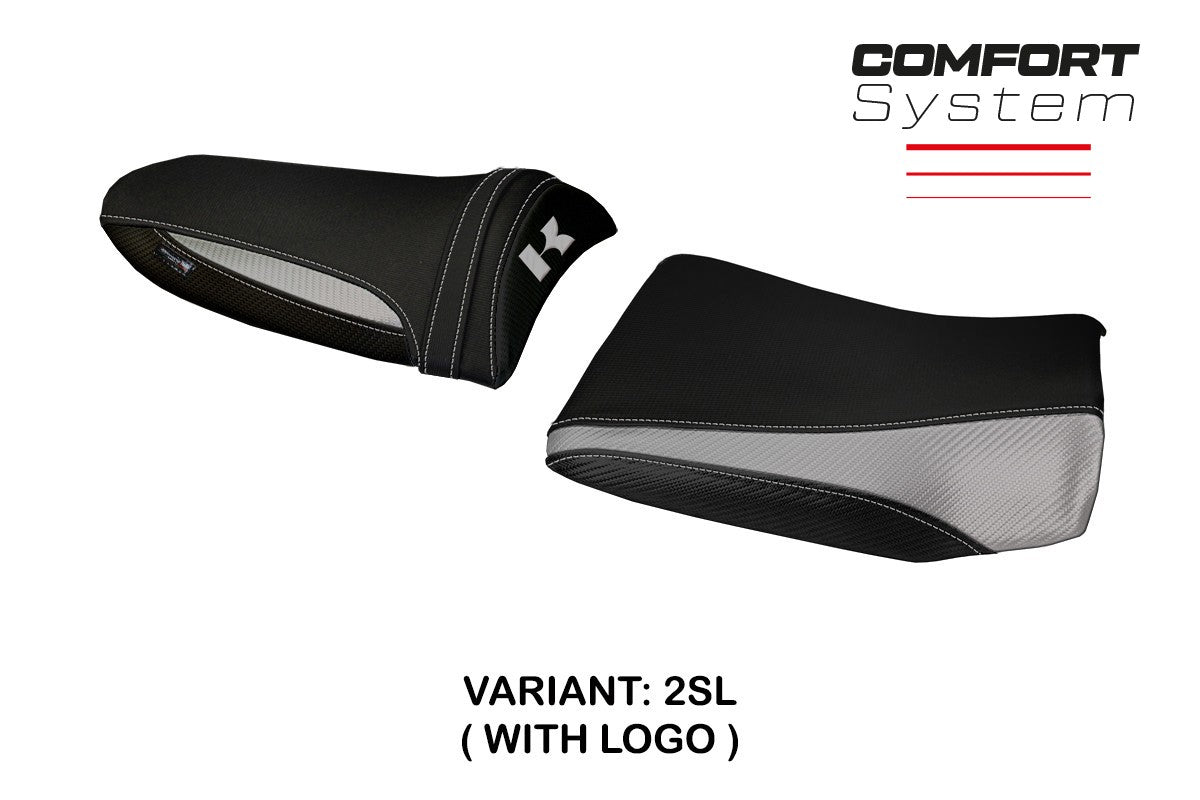 Seat cover compatible - Kawasaki Z 750 2003 - 2006 - mod Pozzuoli 1 Comfort System