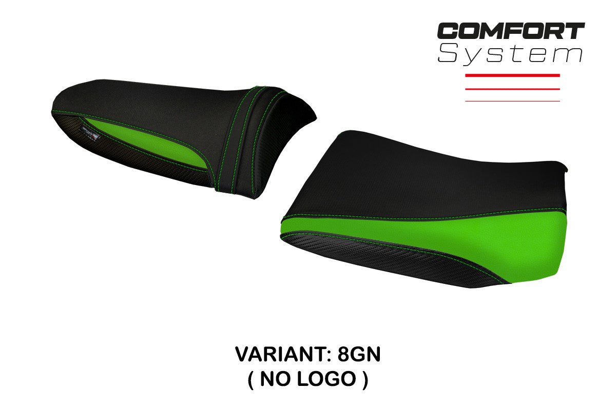 Seat cover compatible - Kawasaki Z 750 2003 - 2006 - mod Pozzuoli 1 Comfort System