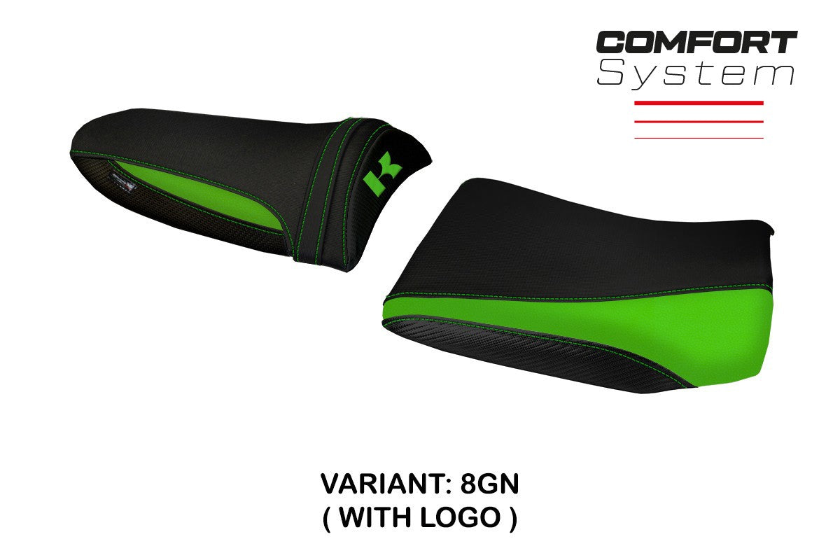 Seat cover compatible - Kawasaki Z 750 2003 - 2006 - mod Pozzuoli 1 Comfort System