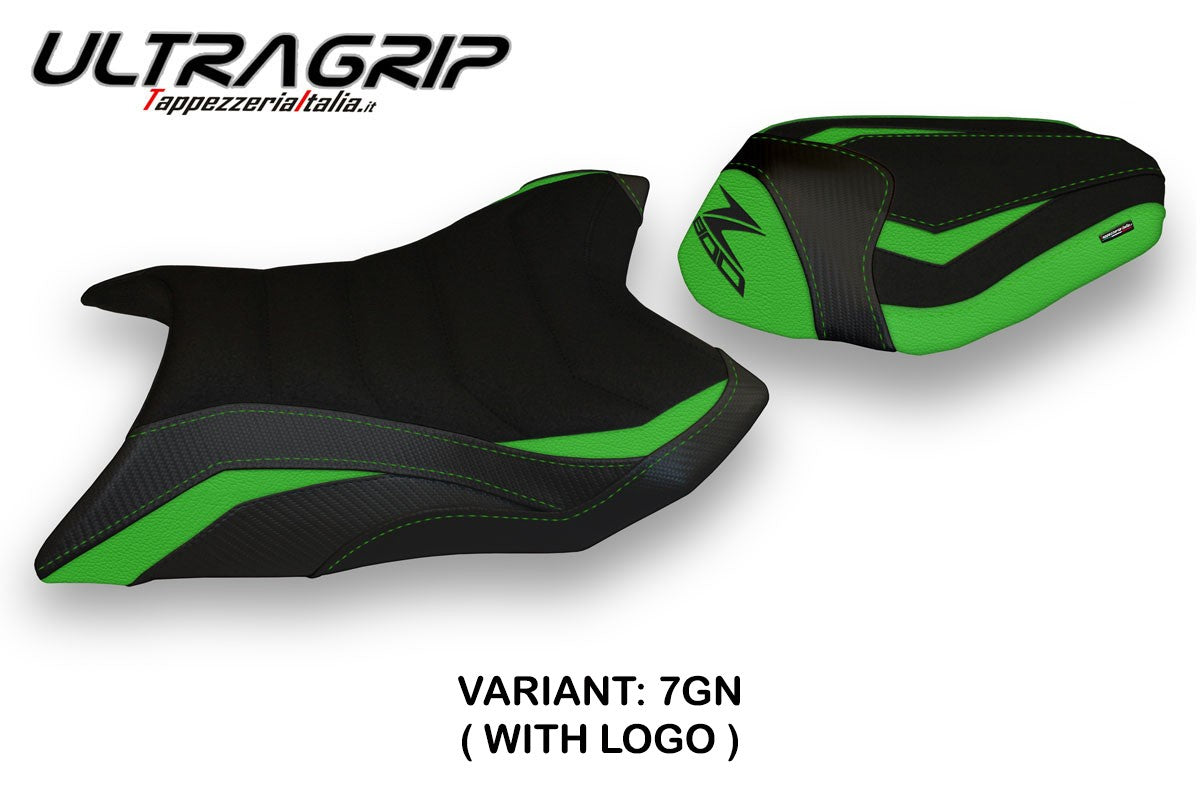 Seat cover compatible - Kawasaki Z 800 2013 - 2016 - mod Corizza 1 Ultragrip