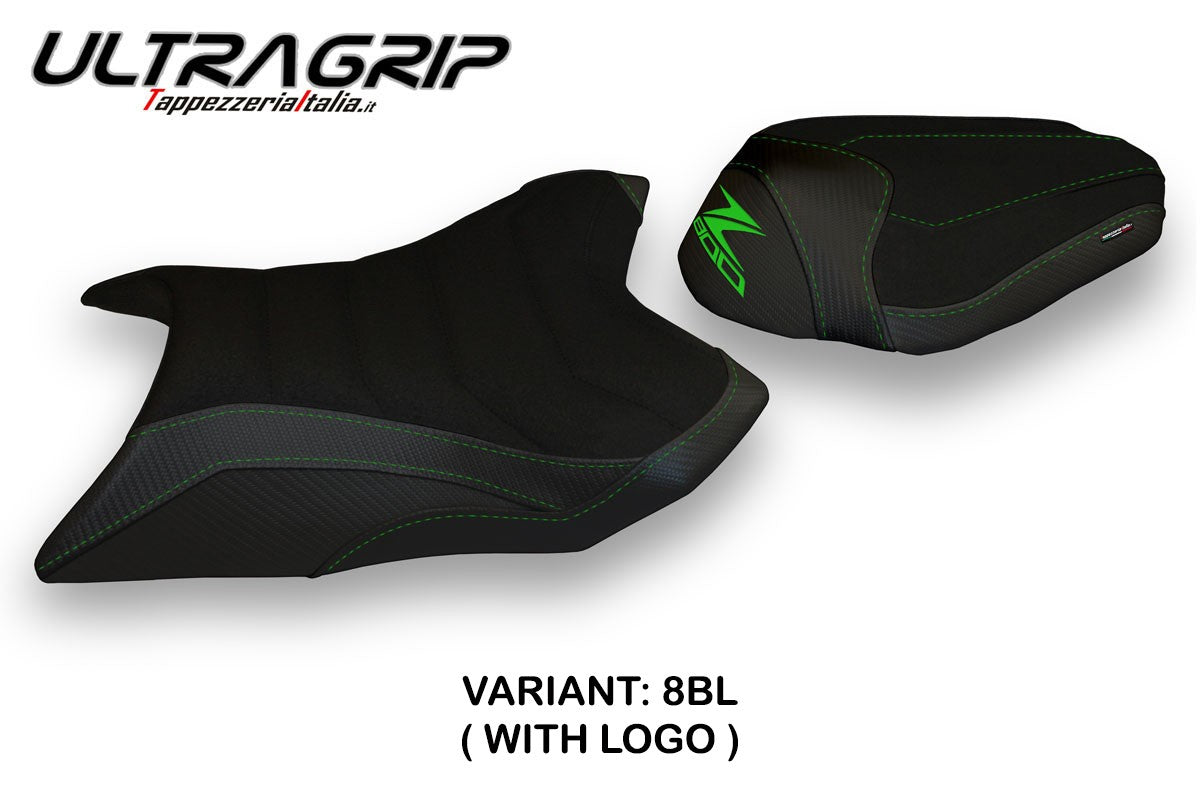 Seat cover compatible - Kawasaki Z 800 2013 - 2016 - mod Corizza 1 Ultragrip