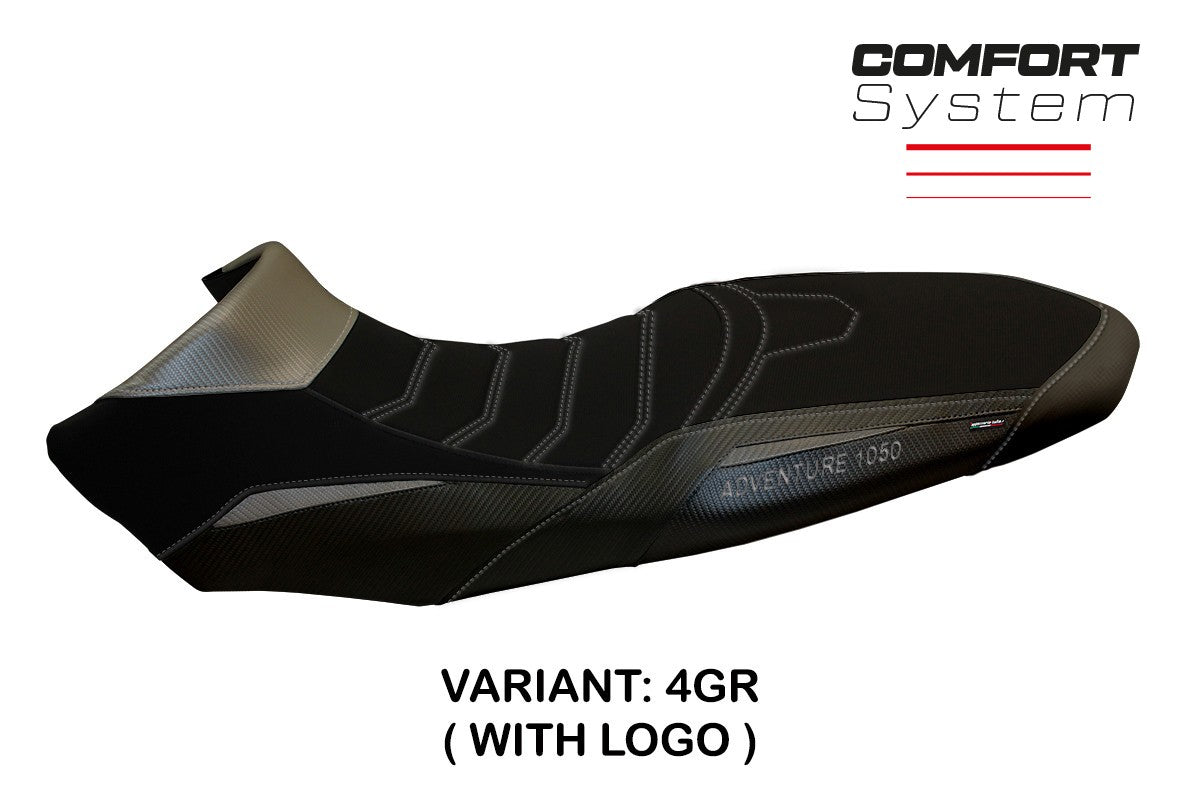 Seat cover compatible - KTM 1050 Adventure 2015 - 2016 - mod Davao Comfort System