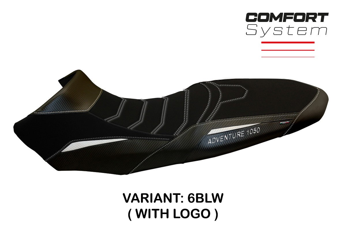 Seat cover compatible - KTM 1050 Adventure 2015 - 2016 - mod Davao Comfort System