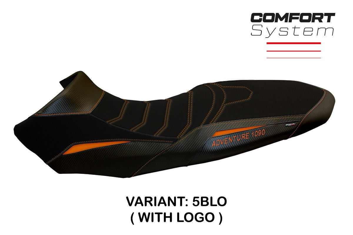 Seat cover compatible - KTM 1090 Adventure R 2017 - 2019 - mod Sassuolo 2 Comfort System