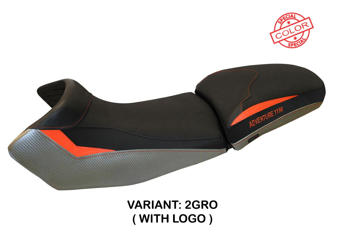 Seat cover compatible - KTM 1190 Adventure 2013 - 2016 - mod Fasano Special Color