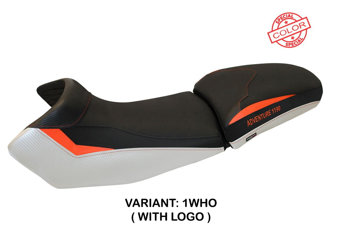Seat cover compatible - KTM 1190 Adventure 2013 - 2016 - mod Fasano Special Color