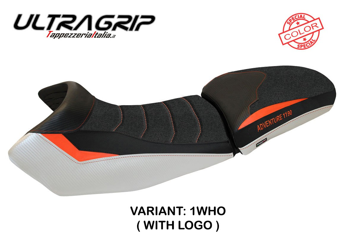 Seat cover compatible - KTM 1190 Adventure 2013 - 2016 - mod Fasano Special Color Ultragrip
