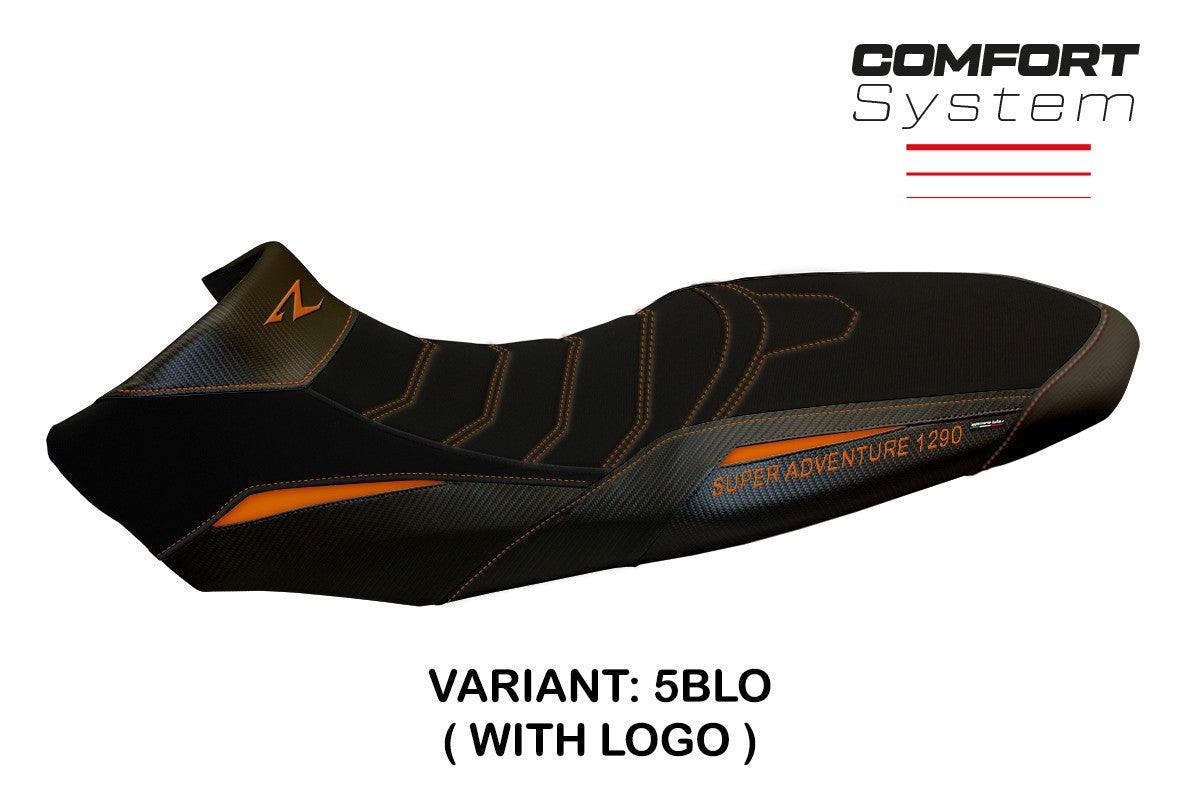 Seat cover compatible - KTM 1290 Super Adventure R 2017 - 2020 - mod Ginevra 2 Comfort System