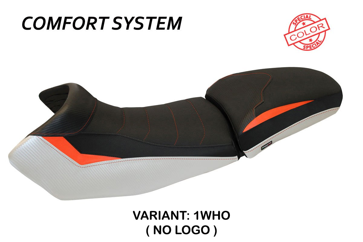 Seat cover compatible - KTM 1290 Super Adventure S - T 2015 - 2020 - mod Eden Special Color Comfort System