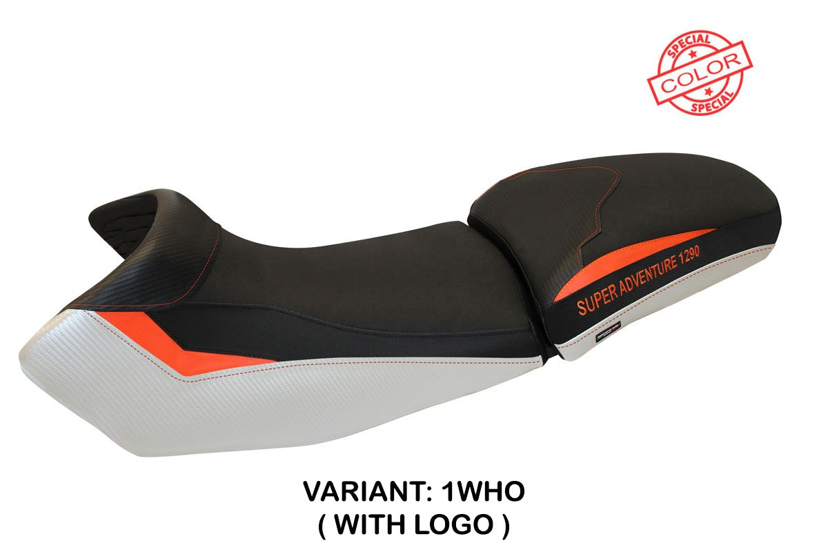 Seat cover compatible - KTM 1290 Super Adventure S - T 2015 - 2020 - mod Eden Special Color