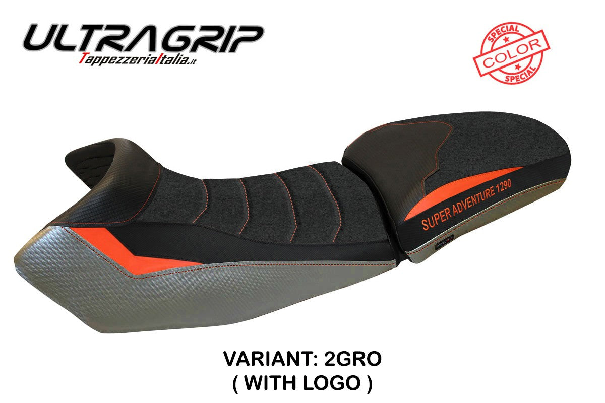 Seat cover compatible - KTM 1290 Super Adventure S - T 2015 - 2020 - mod Eden Special Color Ultragrip