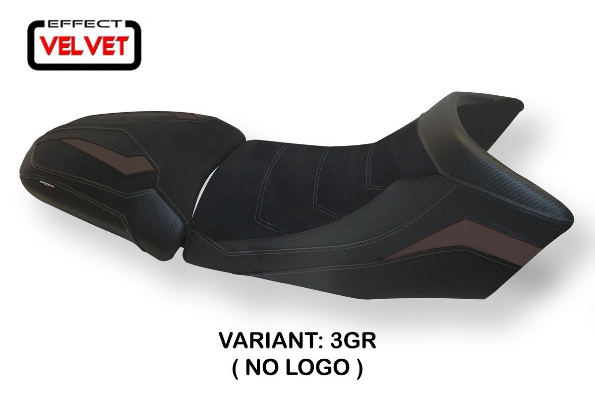 Seat cover compatible - KTM 1290 Super Adventure S - T 2015 - 2020 - mod Gaeta Velvet