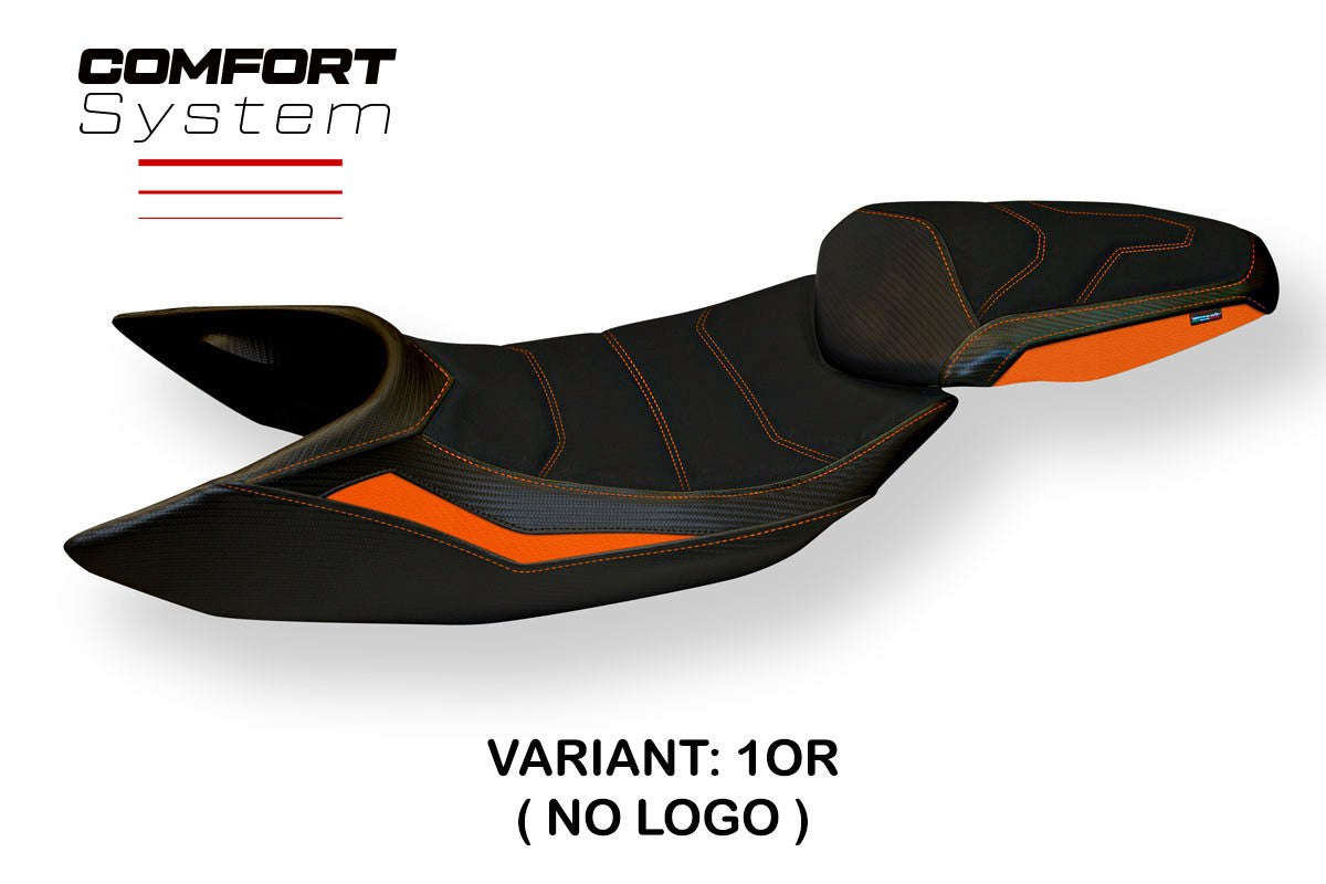 Seat cover compatible - KTM 1290 Super Duke R 2014 - 2019 - mod Janna 3 Comfort System