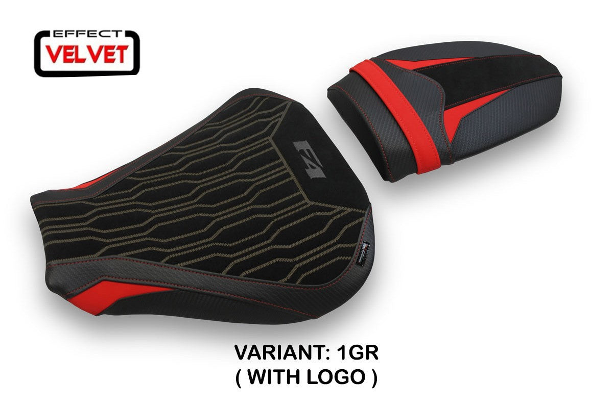 Seat cover compatible - MV Agusta F4 2010 - 2020 - mod Lendorf Velvet