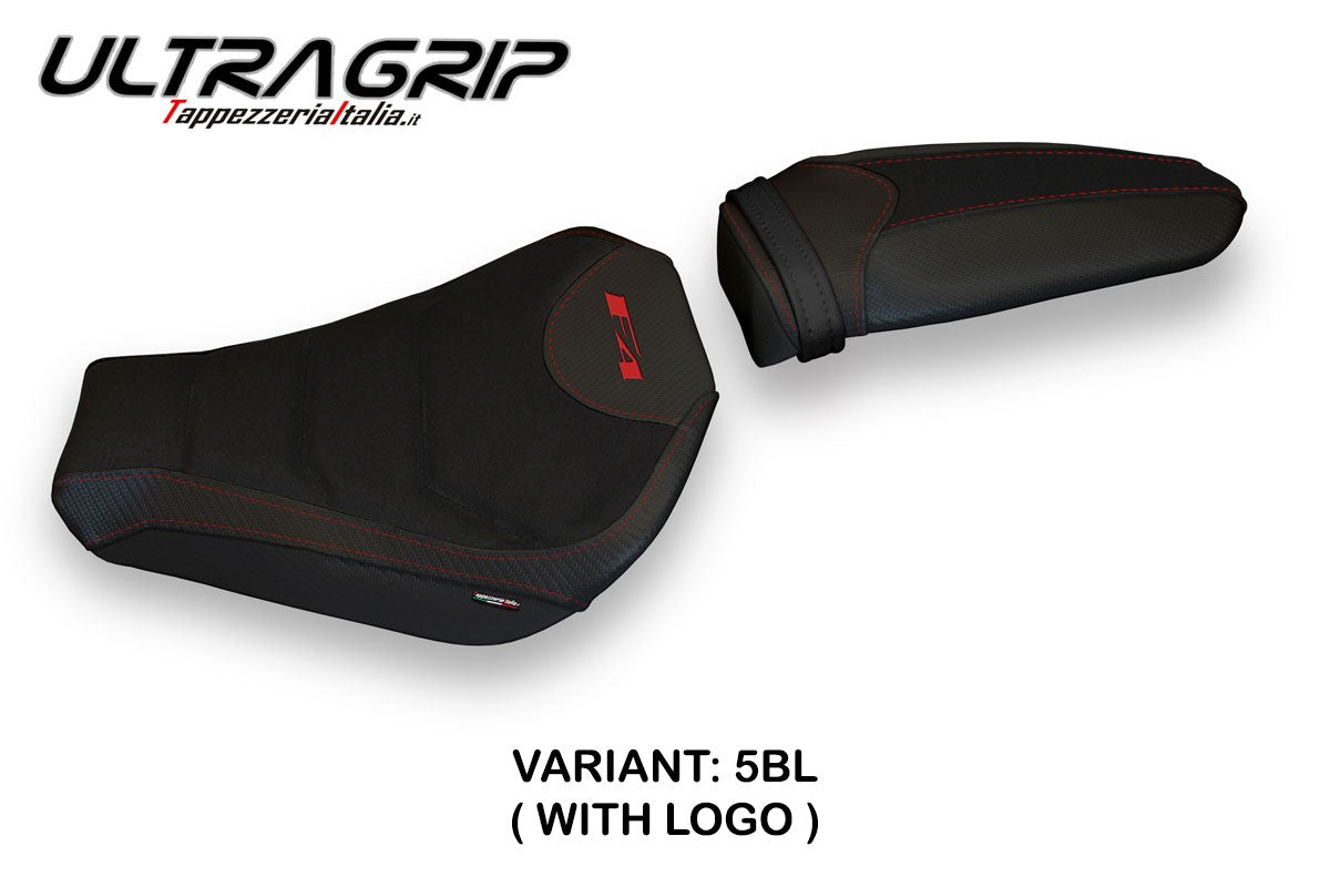 Seat cover compatible - MV Agusta F4 2010 - 2020 - mod Saturnia 1 Ultragrip