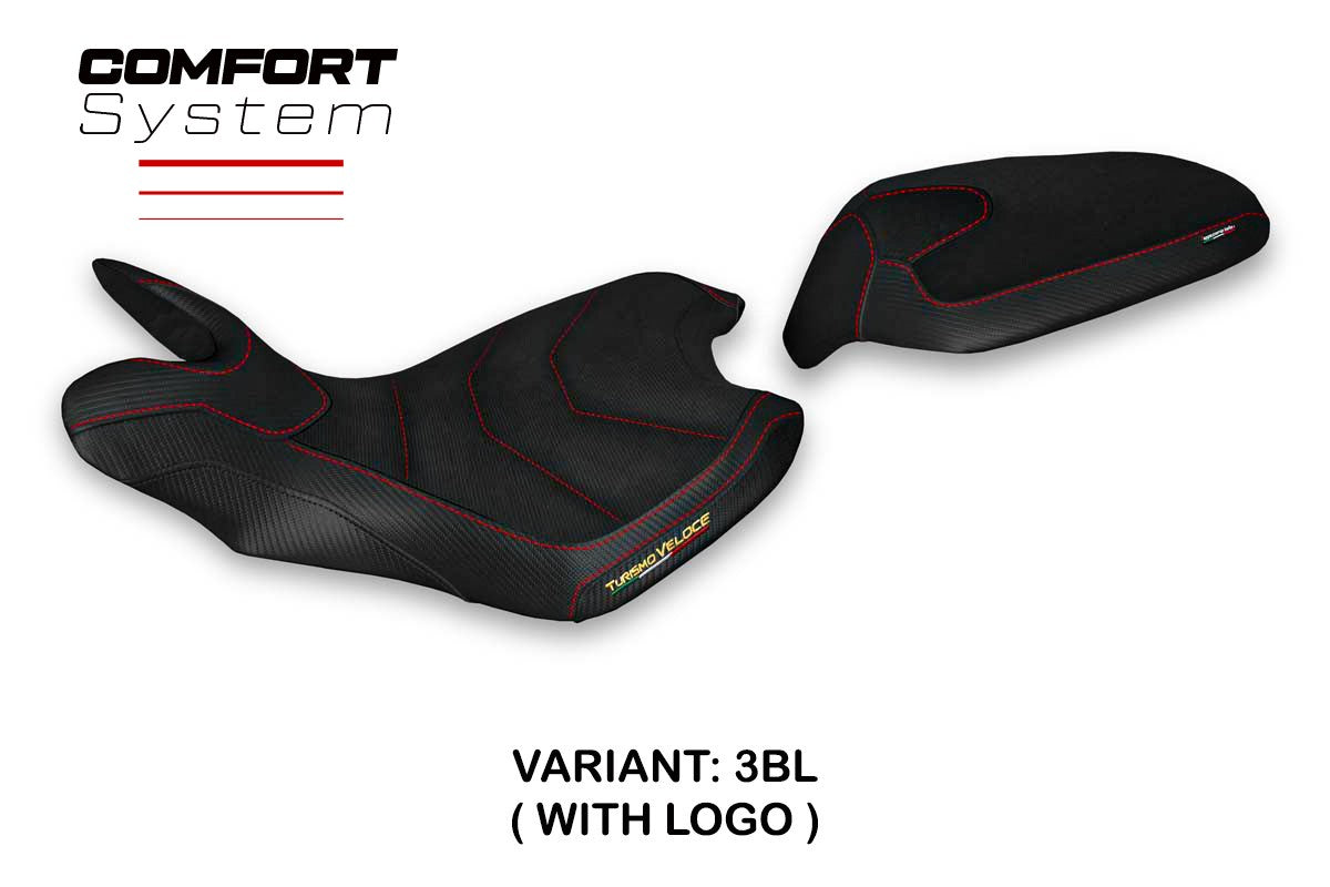 Seat cover compatible - MV Agusta Turismo Veloce 2021-2025 - mod Lindt Comfort System