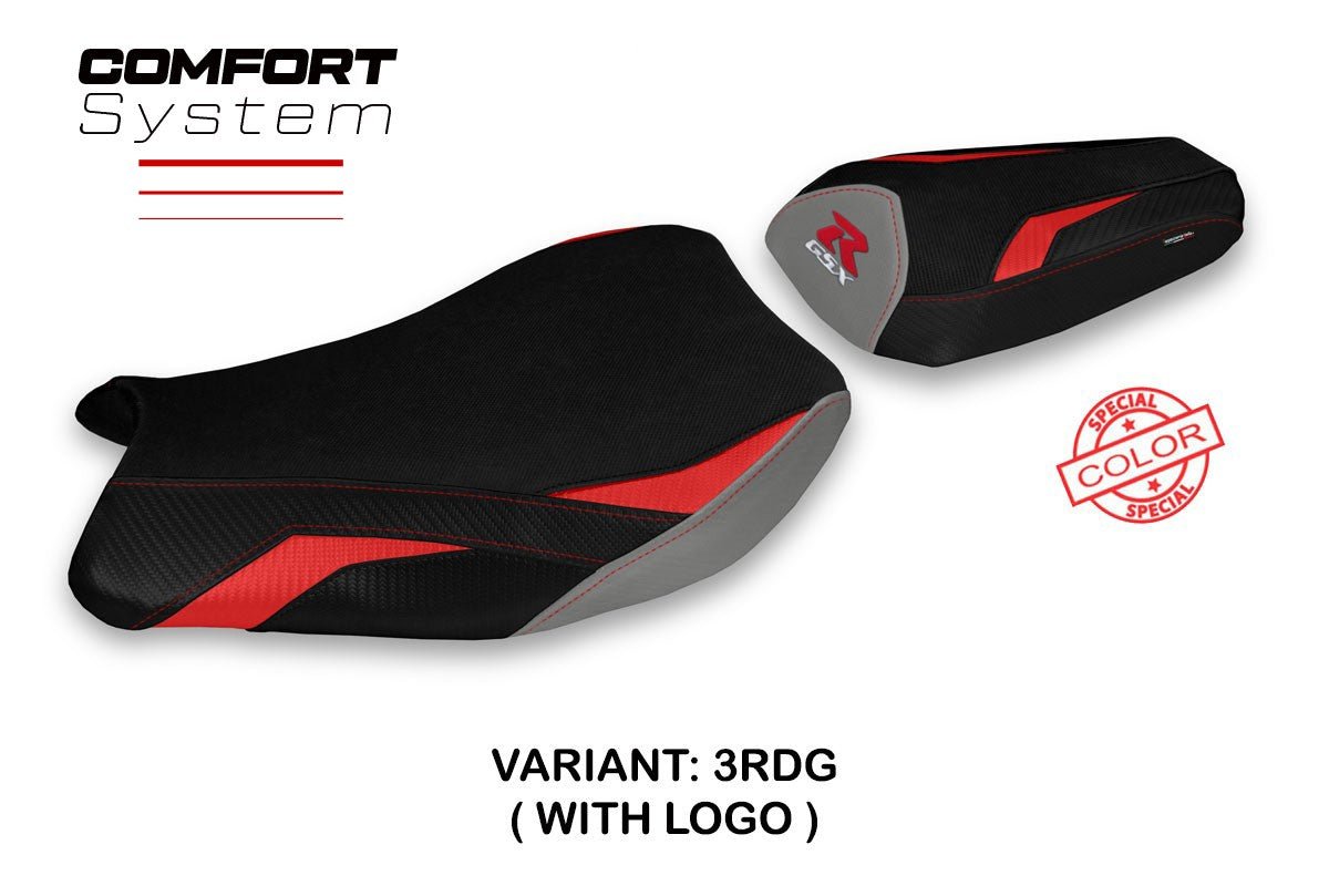 Seat cover compatible - Suzuki GSX R 1000 2017 - 2023 - mod Paceco Special Color Comfort System