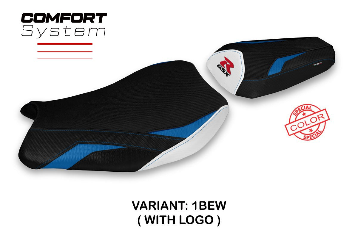 Seat cover compatible - Suzuki GSX R 1000 2017 - 2023 - mod Paceco Special Color Comfort System