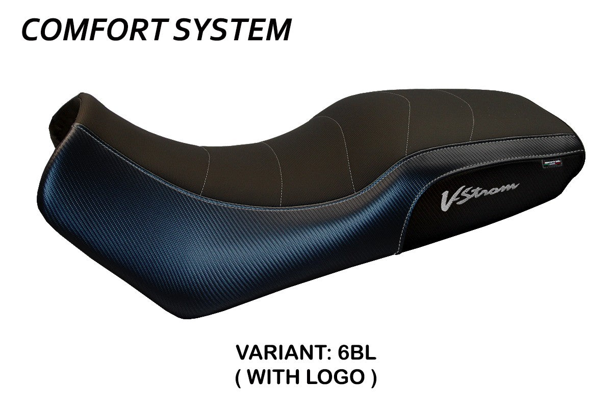 Seat cover compatible - Suzuki V-Strom 1000 DL 2002 - 2008 - mod Melito Comfort System