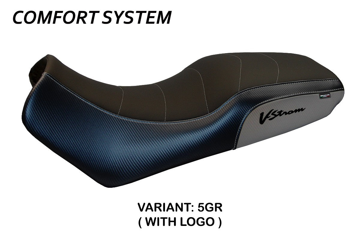 Seat cover compatible - Suzuki V-Strom 1000 DL 2002 - 2008 - mod Melito Comfort System