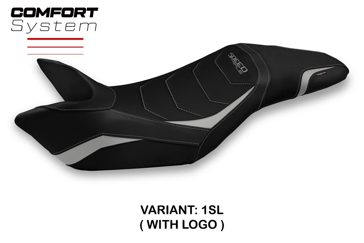 Seat cover compatible - Triumph Speed Triple 2011 - 2015 - mod Ghibellina 1 Comfort System