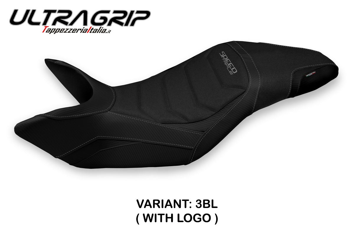 Seat cover compatible - Triumph Speed Triple 2011 - 2015 - mod Nisko 1 Ultragrip
