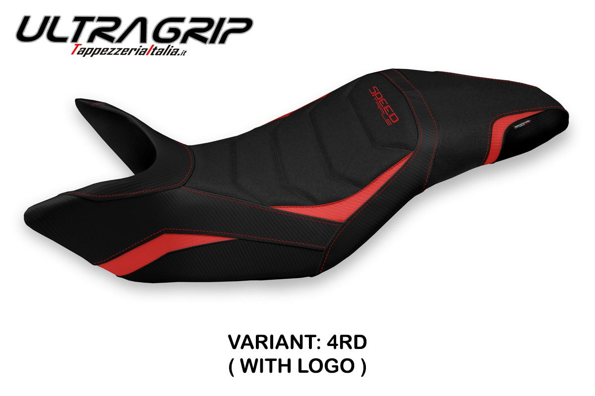 Seat cover compatible - Triumph Speed Triple 2011 - 2015 - mod Nisko 1 Ultragrip