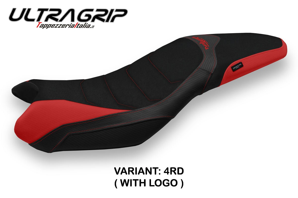 Seat cover compatible - Triumph Street Triple 2013 - 2016 - mod Salina 1 Ultragrip