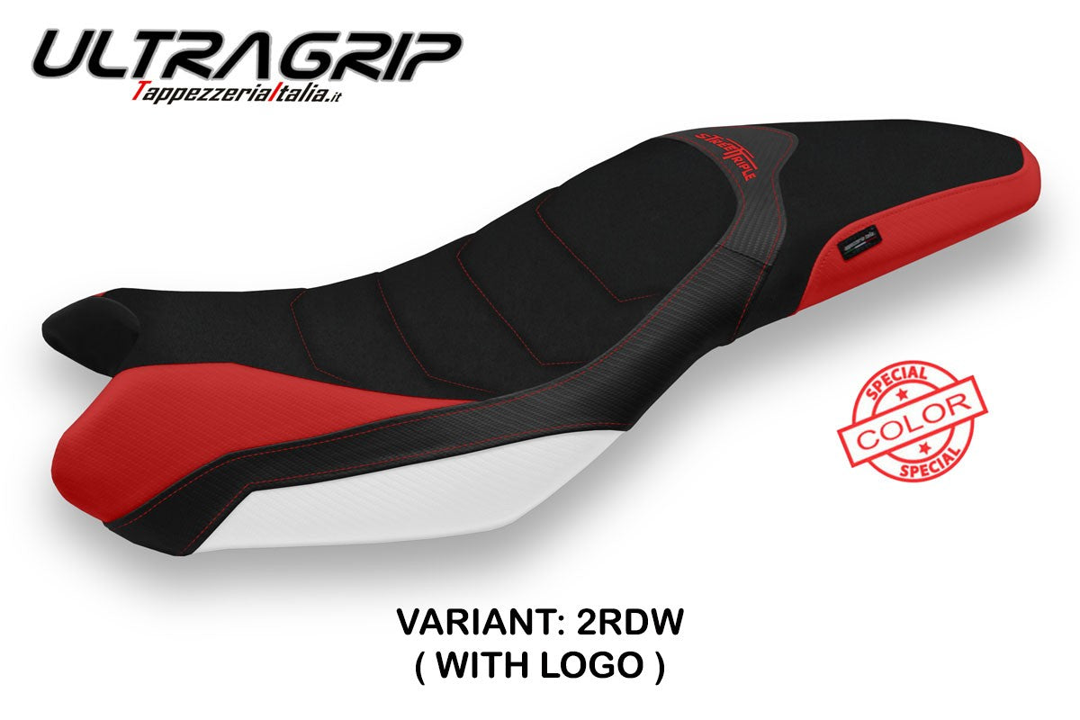 Seat cover compatible - Triumph Street Triple 2013 - 2016 - mod Salina Special Color Ultragrip