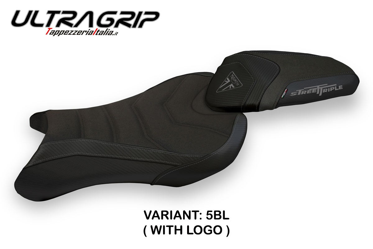 Seat cover compatible - Triumph Street Triple 2017 - 2022 - mod Avane 1 Ultragrip