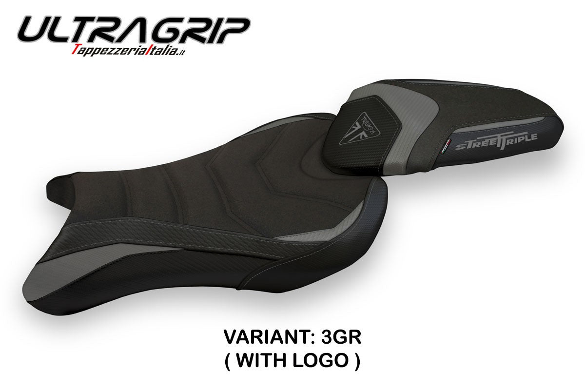 Seat cover compatible - Triumph Street Triple 2017 - 2022 - mod Avane 1 Ultragrip