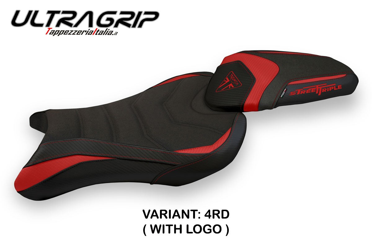 Seat cover compatible - Triumph Street Triple 2017 - 2022 - mod Avane 1 Ultragrip