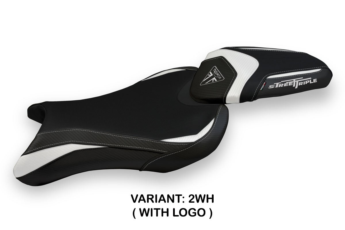 Seat cover compatible - Triumph Street Triple 2017 - 2022 - mod Sarzana 1