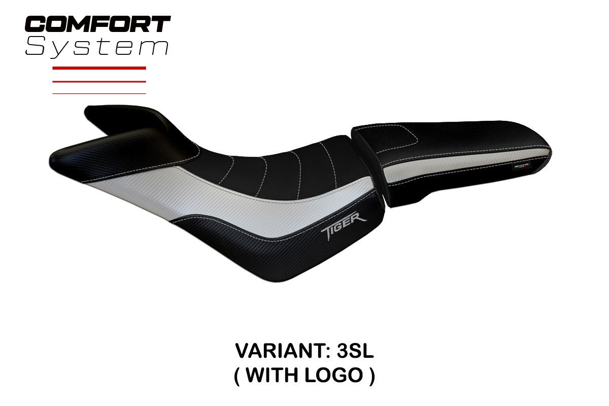 Seat cover compatible - Triumph Tiger 800 / 800 XC 2010 - 2020 - mod Padova Comfort System