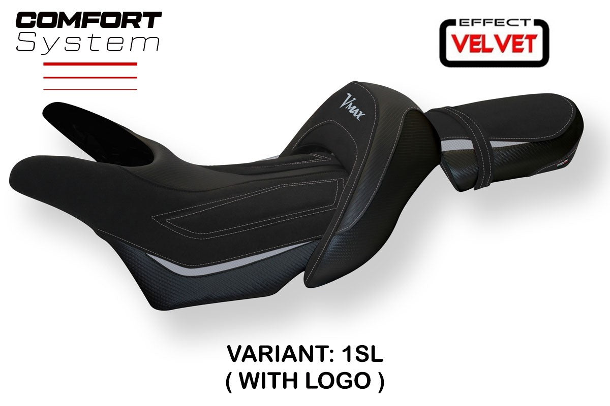 Seat cover compatible - Yamaha V-Max 1700 2008 - 2017 - mod Odessa Velvet Comfort System
