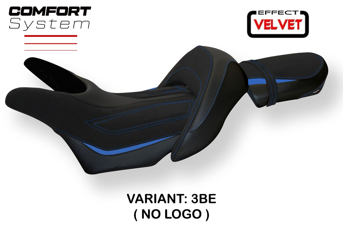 Seat cover compatible - Yamaha V-Max 1700 2008 - 2017 - mod Odessa Velvet Comfort System
